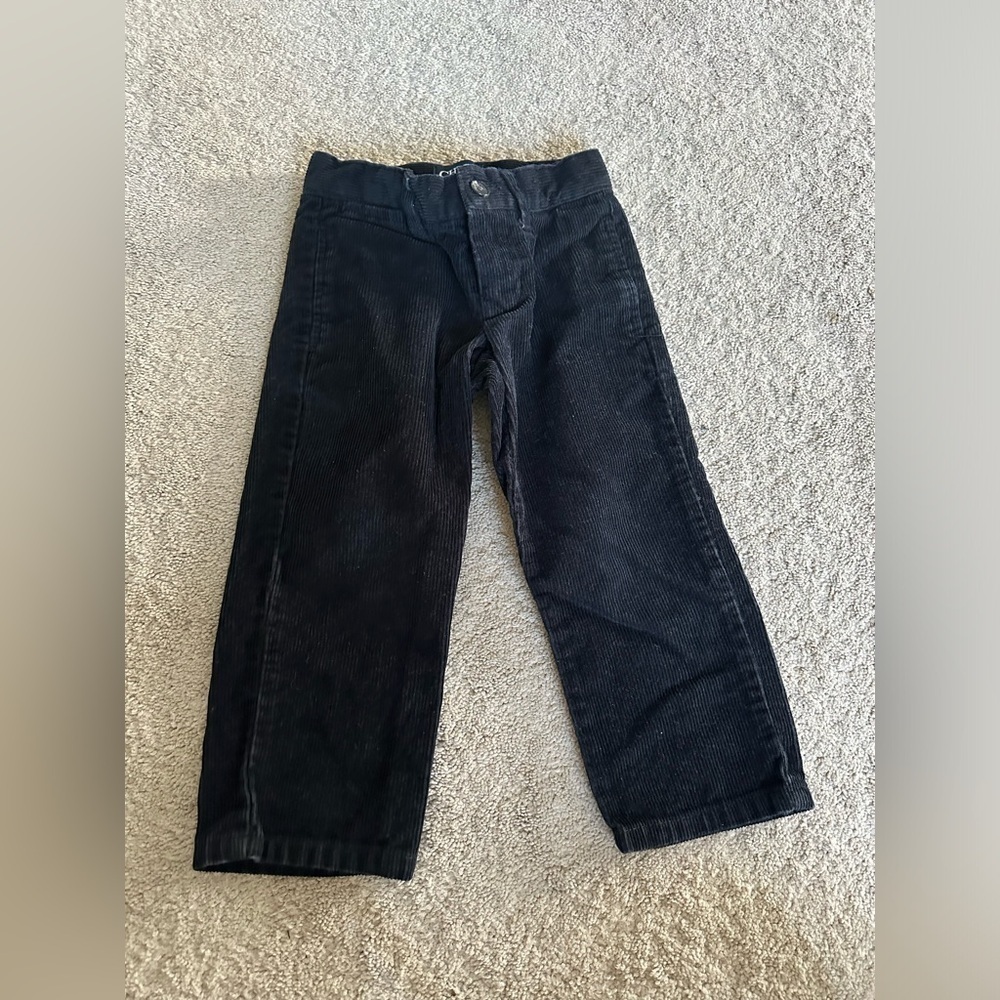 Boys Chaps black corduroy pants 2t